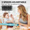 Amacool Pram Fan Battery Operated Stroller Fan Fle 3