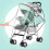 Hysagtek Rain Cover for Pushchair Stroller Buggy P 2