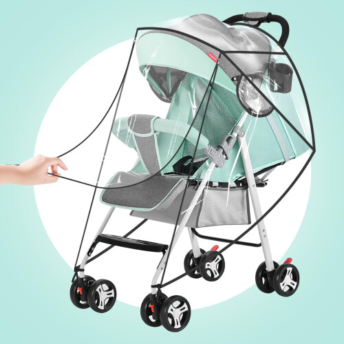 Hysagtek Rain Cover for Pushchair Stroller Buggy P 1