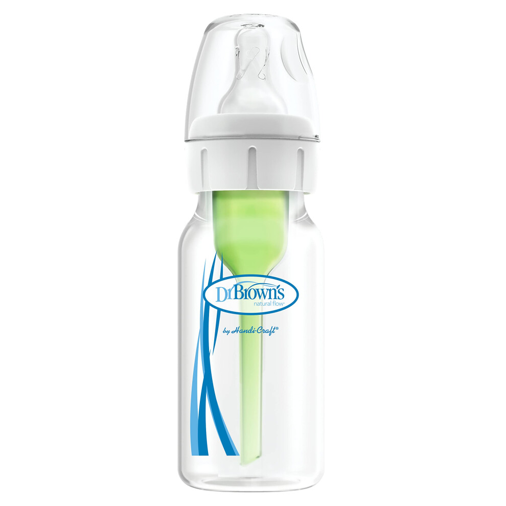 Dr. Brown's Options+ Anti-Colic Baby Bottle, Narrow Neck, 120Ml, 1 Pack