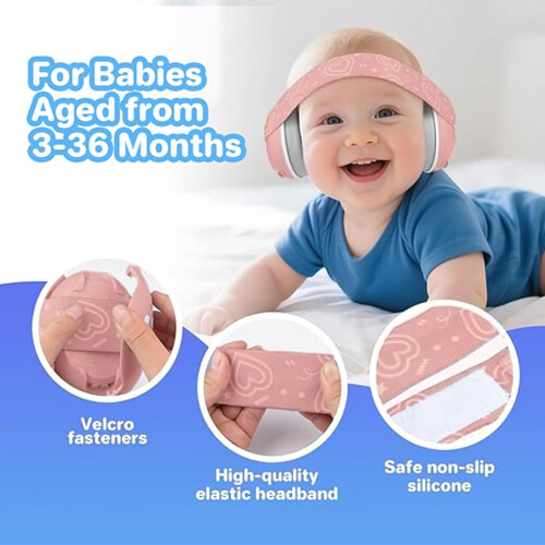 Heart Shape Baby Ear Defender for Babies and Toddl 1