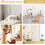 Personalised Name Wall Decal Set, 7 Sheets Gold Le 7