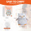 FUNYKICH Owl White Noise Machine with Red Light & 7