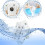 HB.YE Baby Mesh Cot Bed Bumper,Adjustable Anti-Bum 4
