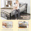 Maxmass Toddler Bed Rail, Height Adjustable Baby B 4