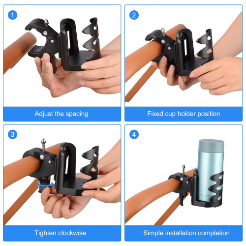 SupreGear Cup Holder, 360 Degree Rotation Stroller 2