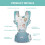 6-in-1 Ergonomic Baby Carrier Backpack with Hip Se 2