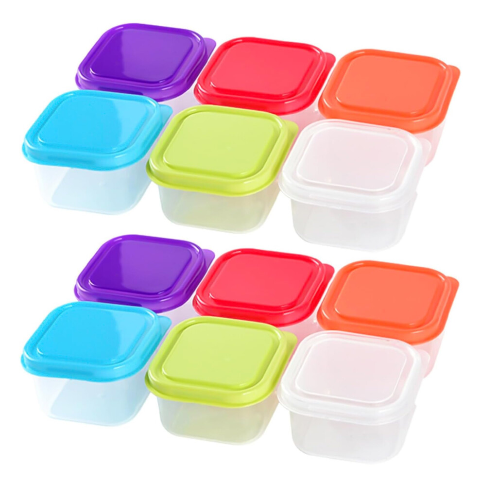 12 Pcs Small Plastic Containers, 100Ml Bab Whenzoo