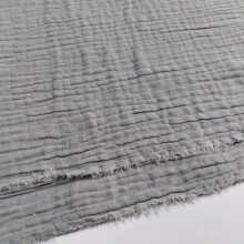 Double Gauze 100% Cotton Plain Fabric Dress Making