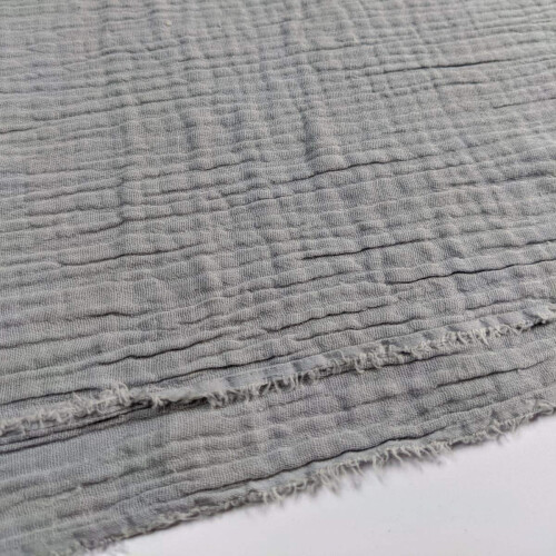 Double Gauze 100% Cotton Plain Fabric Dress Making