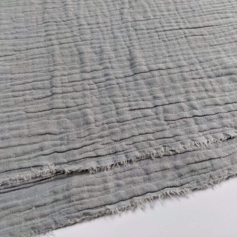 Double Gauze 100% Cotton Plain Fabric Dress Making Discover Lifestyle & Fashion Fabrics