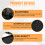 2PCS Car Seat Kick Mats,Car Back Seat Protector fo 3