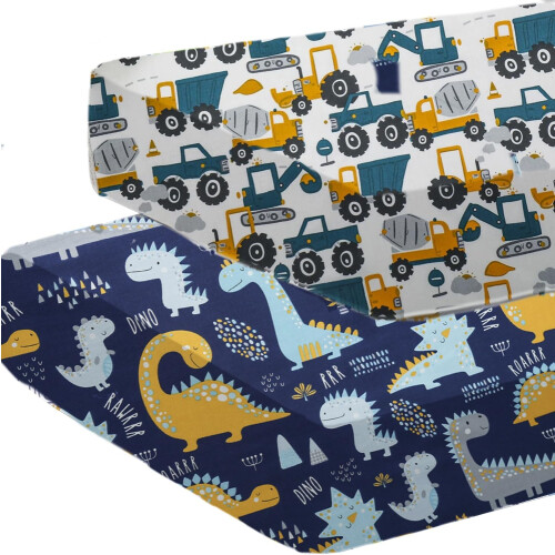 Baby Cot Bed Fitted Sheets 140 x 70 100% Cotton -