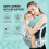 6-in-1 Ergonomic Baby Carrier Backpack with Hip Se 8