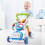 Aolso Baby Walker, Sit-to-Stand Learning Walker, B 7