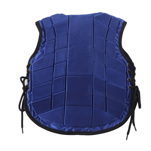 Child's Adjustable Safety Equestrian Vest Arc-Shape Design Blue 2