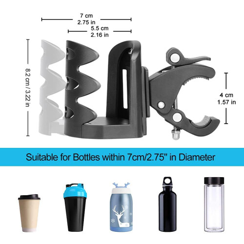 SupreGear Cup Holder, 360 Degree Rotation Stroller 1