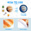 Solar System Wall Decals Glow in The Dark Stars 78 4