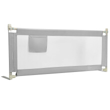 Maxmass Toddler Bed Rail, Height Adjustable Baby B