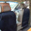 Qooloo Car Seat Protector, 2-Piece Organizer with 8