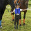 Child's Adjustable Safety Equestrian Vest Arc-Shape Design Blue 5