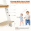 KIDINIX Foldable Learning Tower, Height Adjustable 4