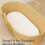 DREAMLAYER Moses Basket Mattress 76  36  4 cm – 5