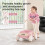 Kidpop PULA Push & Pull Walker Wagon，Baby Walker w 5