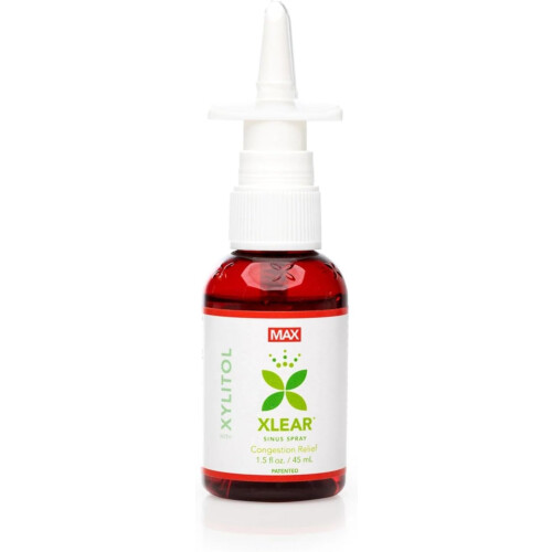 Xlear MAX Natural Xylitol Saline Nasal Spray with 2