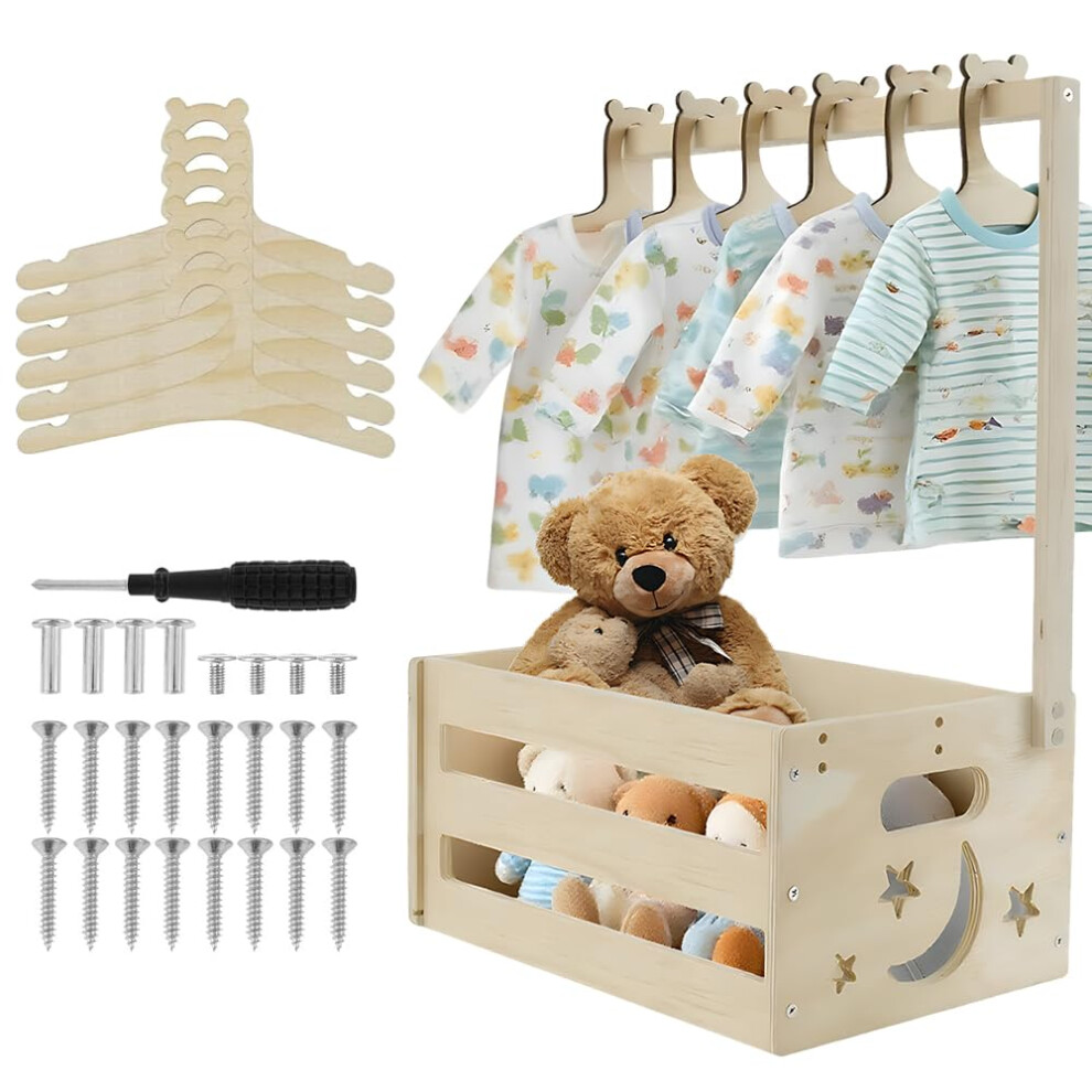 Baby Shower Crate Closet, Wooden Baby Hampe Afenau