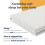 Mother Nurture Classic Foam Foldable Mattress, Whi 4