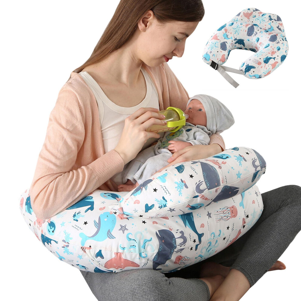 Nursing Pillow For Breastfeeding, Multif Mingfuxin