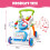 Aolso Baby Walker, Sit-to-Stand Learning Walker, B 2