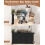 140cm Reinforced Retractable Stair Gate 86cm Tall, 3