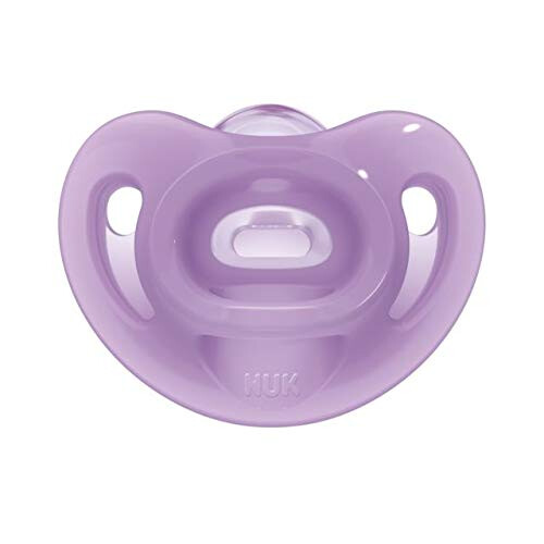 NUK Sensitive Dummy, 6-18 Months, 100% Silicone fo 2