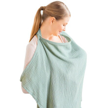 Breastfeeding Cover, Muslin Soft Cotton Nursing Co