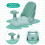 Baby Bath Seat with Adjustable Backrest Suction Cu 4
