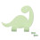 keypak Kids Dinosaur Double Coat Hooks, Door Wall 1