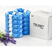 TruSky Pro Nappy Bin Refills 10-Pack (10m each) Diaper Pail Refill Bags Compatible with Tommee Tippee Twist & Click Angelcare Refill for All Models B