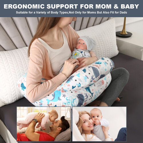 Nursing Pillow, Multifunctional Breastfeeding Pill 2