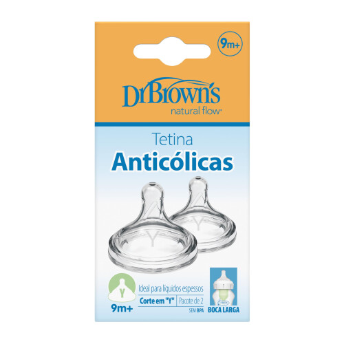 Dr. Brown's Options+, Silicone Y-Cut Teat (for Cer 2
