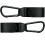 2pcs Black Carabiner Clips - Heavy Duty Buggy Clip 1