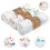 Ballery Soft Large Swaddle Blankets - 3 Pack Cotto 1