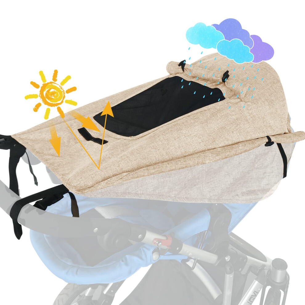 Buggy Sun Shade Universal Pram Sunshade Sun Wd&Cd