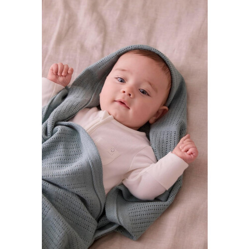MORI Baby Cellular Blanket Pack of 2 Rose Biscuit 2