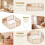 Meulbaty Baby Playpen - Adjustable Size & Shape Fo 4