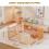 Meulbaty Baby Playpen - Adjustable Size & Shape Fo 2