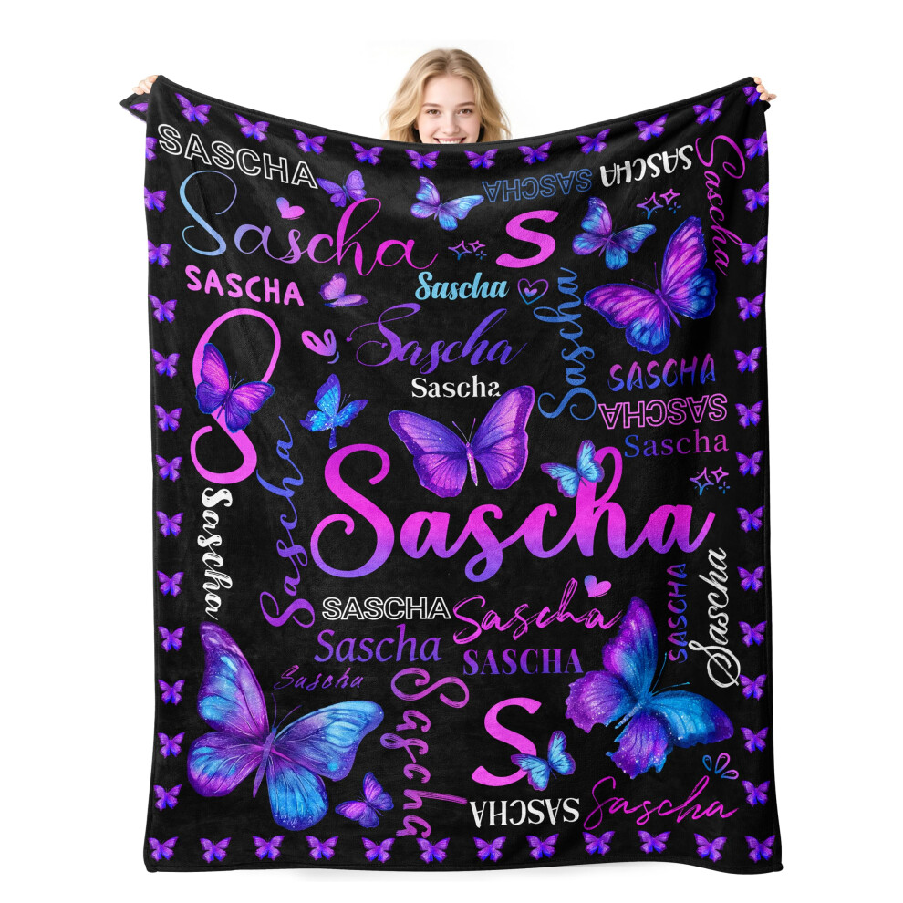 Personalised Baby Blanket With Name, Custom Mequer