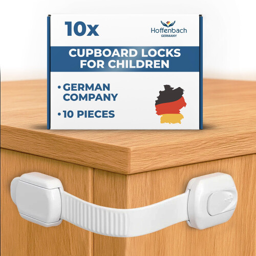 Hoffenbach 10x Cupboard Locks for Children – Child