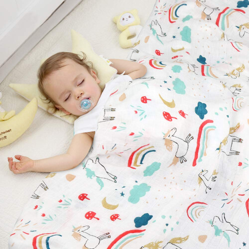Ballery Soft Large Swaddle Blankets - 3 Pack Cotto 2